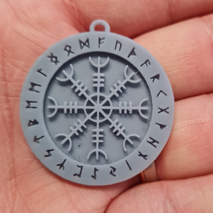 Ægishjálmur amulet image
