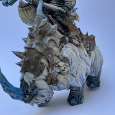 Picture of print of Gothrak on Armored Frosthorn - Frostmetal Clan Mounted Hero