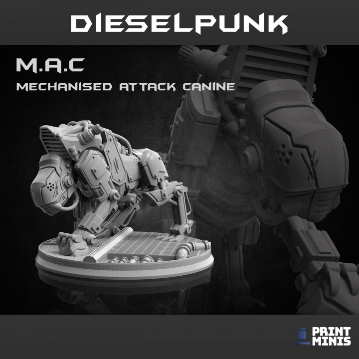 Mechanised Attack Canine, M.A.C - Dieselpunk Collection image