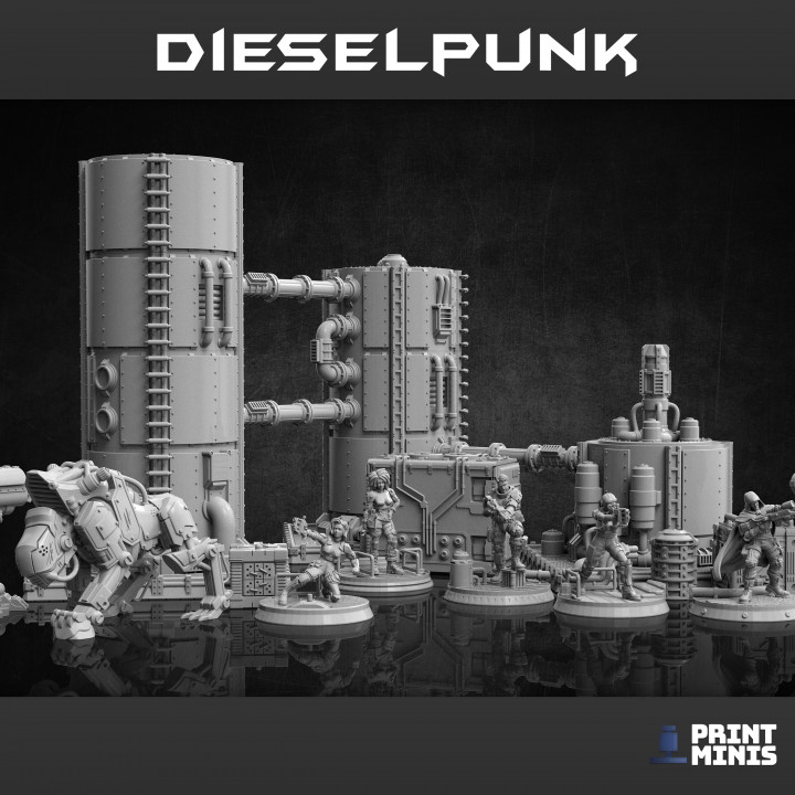 Diesel Oil Refinery - Dieselpunk Collection image