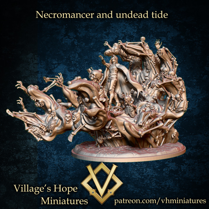 Necromancer with undead tide image