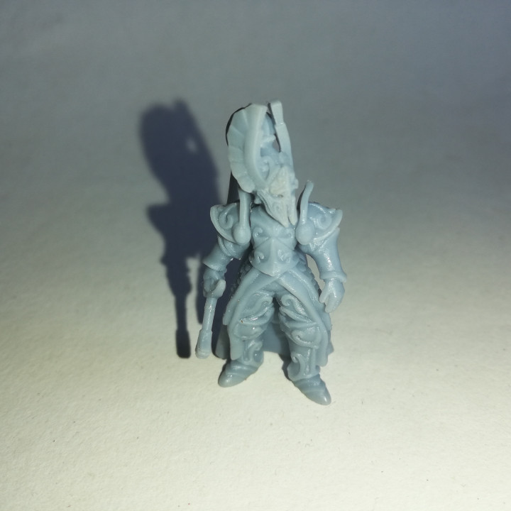 Elf Foot Hero Miniature (28mm, modular) image