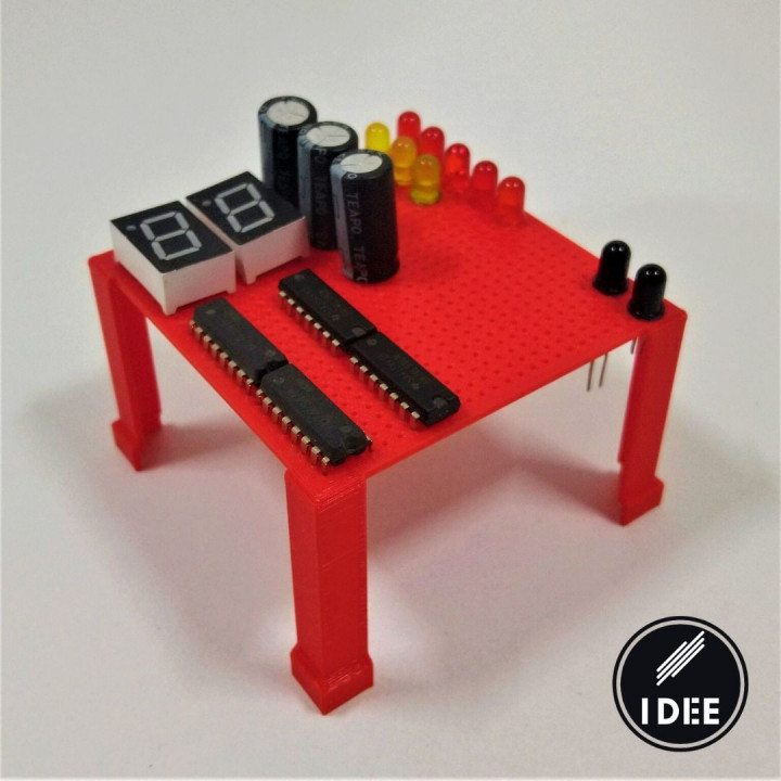 Stackable rack for electrical components image