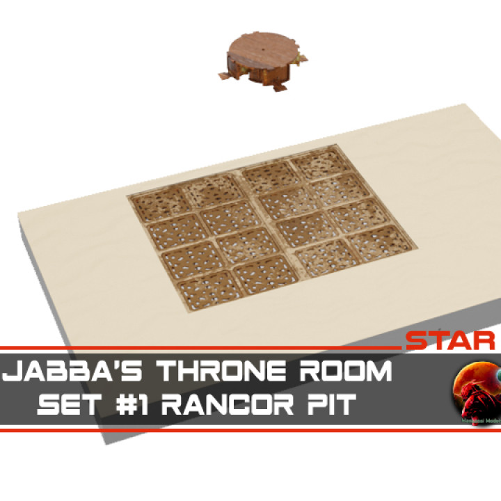 Jabba's Throne Room - Rancor Pit (Set 1) image