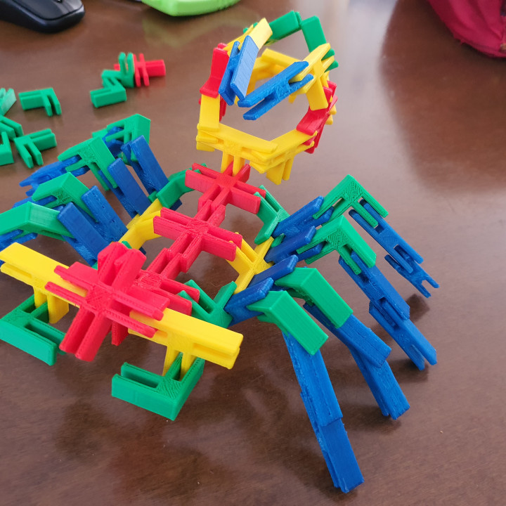 Fastener Building Toy - Parts - Blocks - Brinquedo de construção de fixadores image