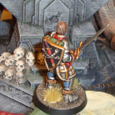 Picture of print of DISCONTINUED - Questing Knights Core Unit - Highlands Miniatures