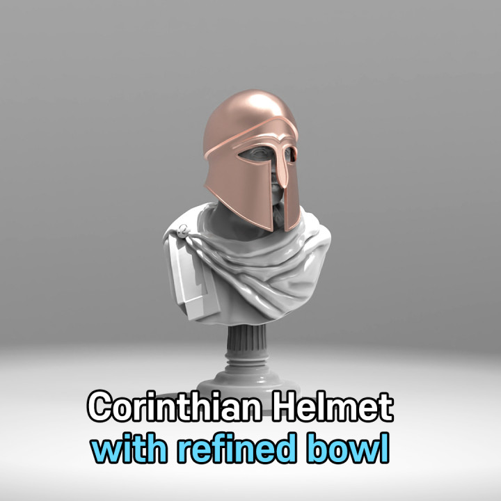 Corinthian Helmet with refined bowl image