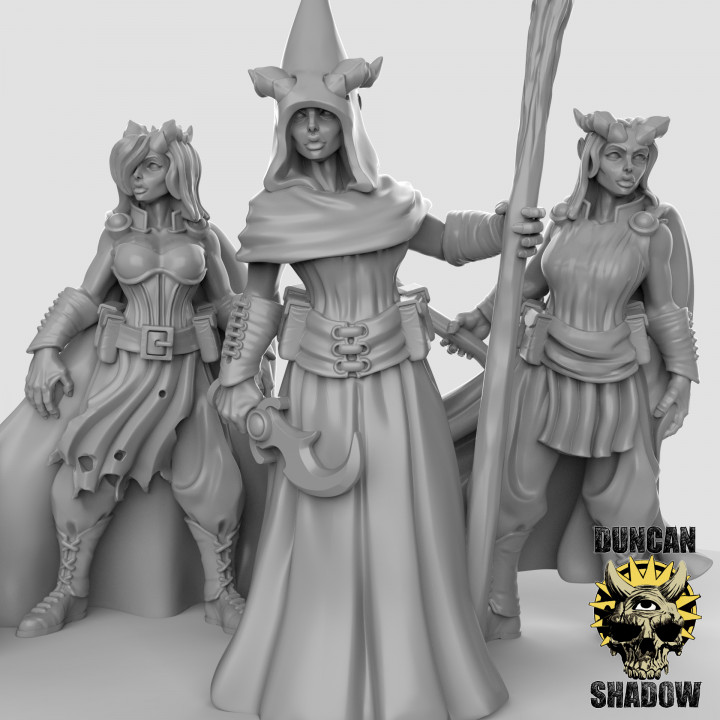 Tiefling Sorcerers (pre supported) image