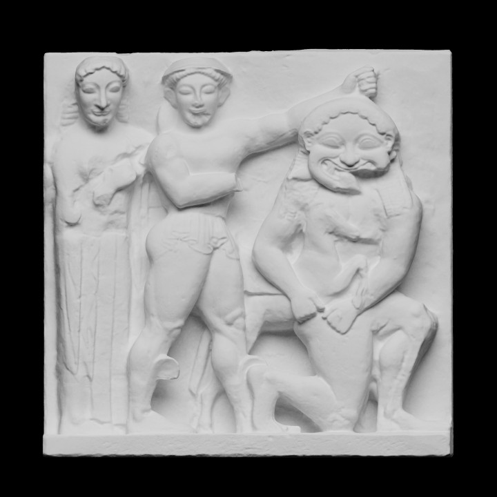 Temple C at Selinus, Relief depicting Perseus image