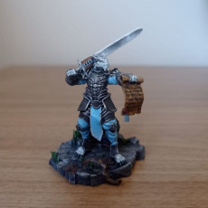 Picture of print of Dragonborn Knight
