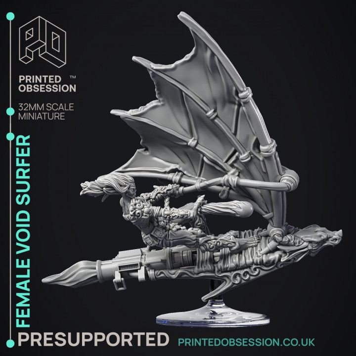 Gyth Void Pirates - 8 Model Pack - PRESUPPORTED - D&D 32mm