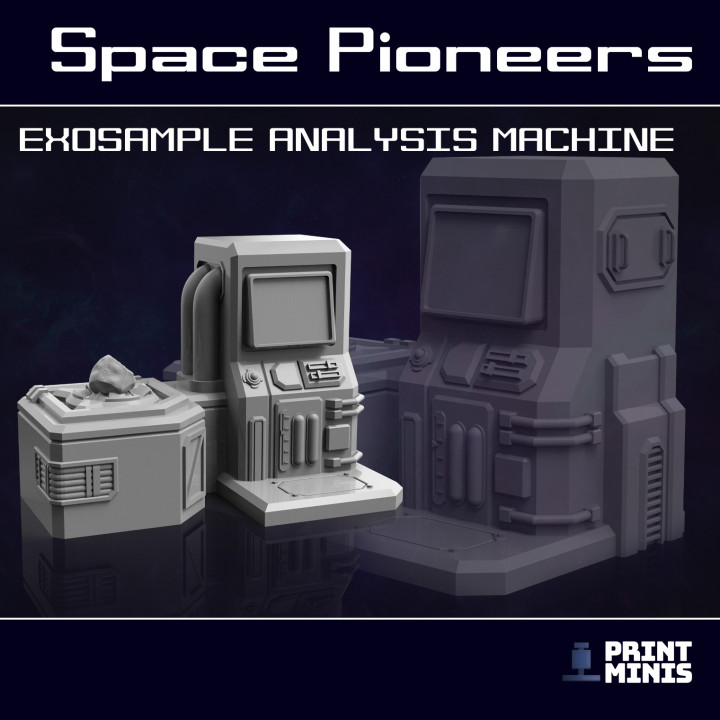 Space Colonisation Machines - Terrain - Space Pioneers Collection image