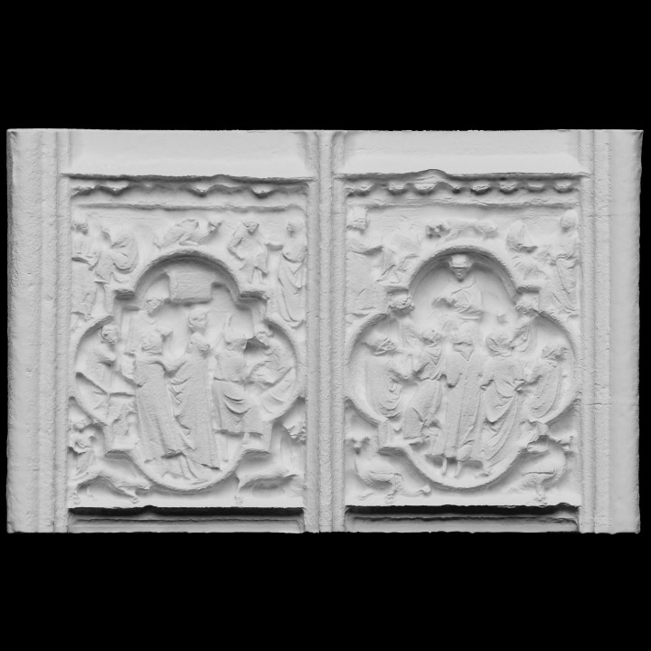 Bas-reliefs from the Cathderal of Notre-Dame image