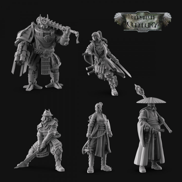 3D Printable Eldritch Century - Nisshoku Teikoku STL Pack by Draco Studios