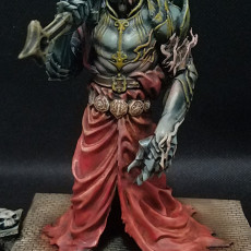 Picture of print of Vold the Dead Lord 32mm and 75mm pre-supported