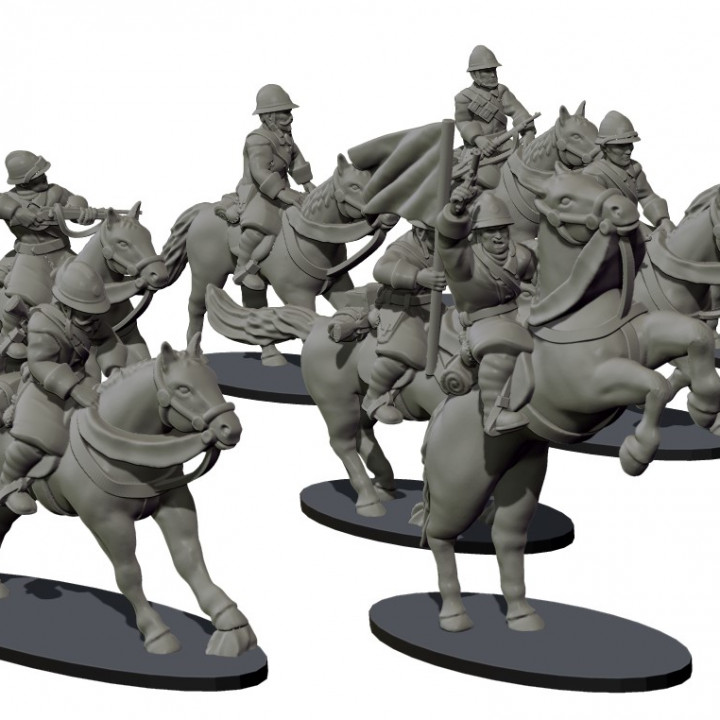 Cavalry - French army WW2 - 28mm for wargame image