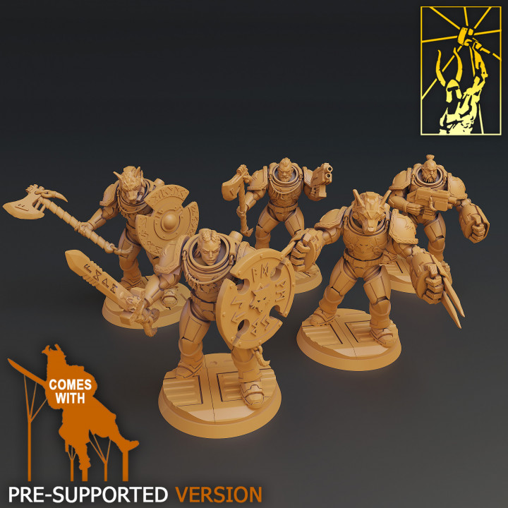Cyber Forge Space Vikings Close Combat Squad image