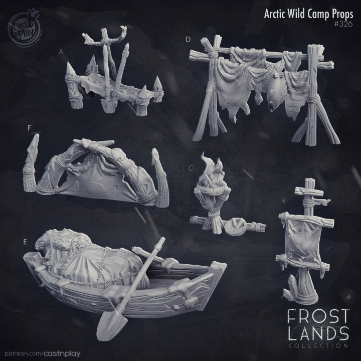 Arctic Wild Camp Props (Pre-Supported) image