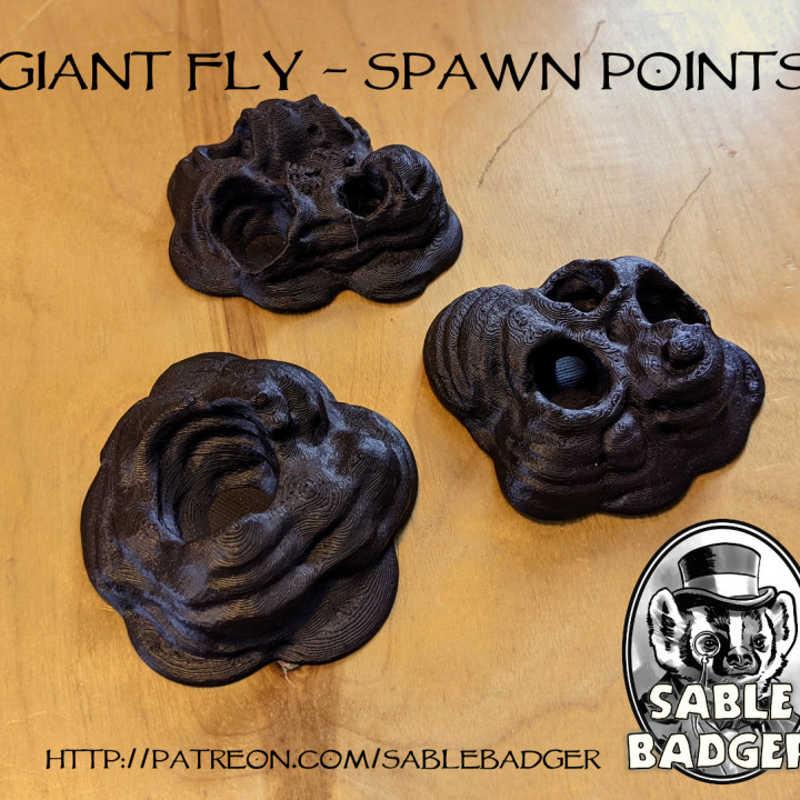 3D Printable Spawn Point - Giant Flies by brander roullett