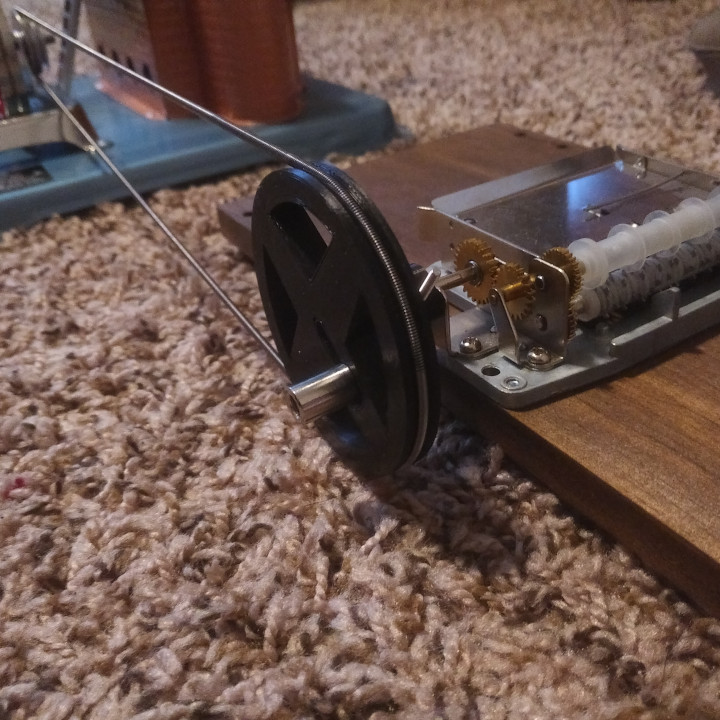 Steam Engine Pulley for 30 Note Music Box image