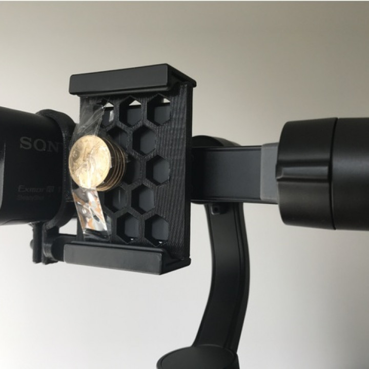 Flat Mount Adapter for Sony Action cam AS30V for DJI Zhiyun Feiyu Mobile Gimbal image