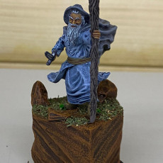 Picture of print of Gollnir the Wizard - Free STL from Mines of Maznar Kickstarter