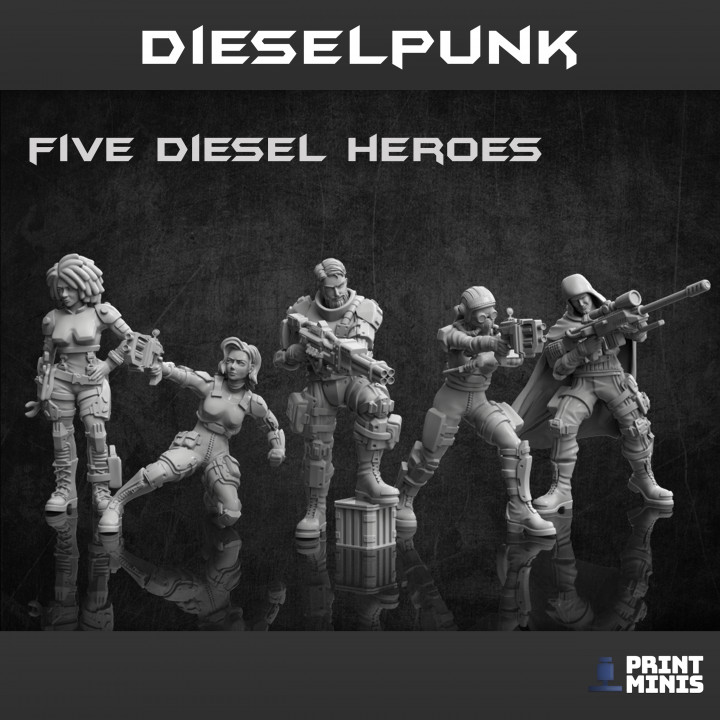 Dieselpunk Collection - fight The Authority as diesel heroes! image