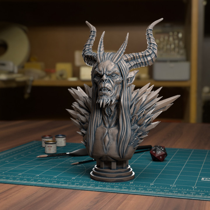 Medivh Bust (Warcraft)  [Pre-Supported] image