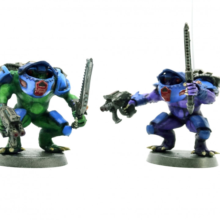 Frog space marines (resin miniatures) image