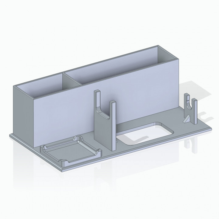 3D Printable Hot glue gun stand by Nikita