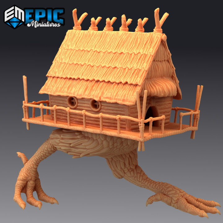 Baba Yaga Hut / Green Hag Chicken House/ Old Witch Home image