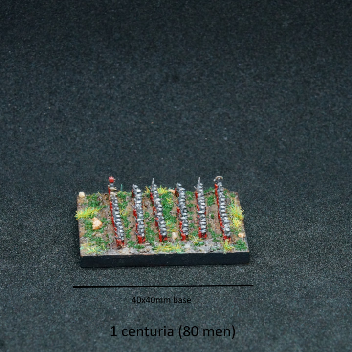 Microscale Roman Empire Legionaries (6mm and 3mm) image