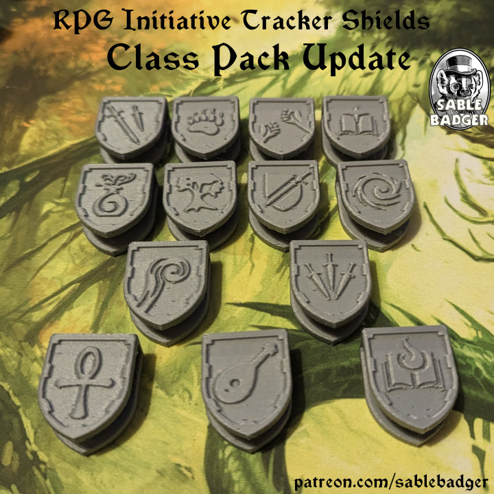 RPG Initiative Tracker shields image