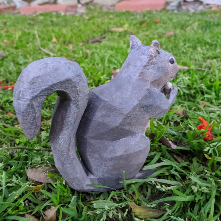 Low Poly Squirrel image