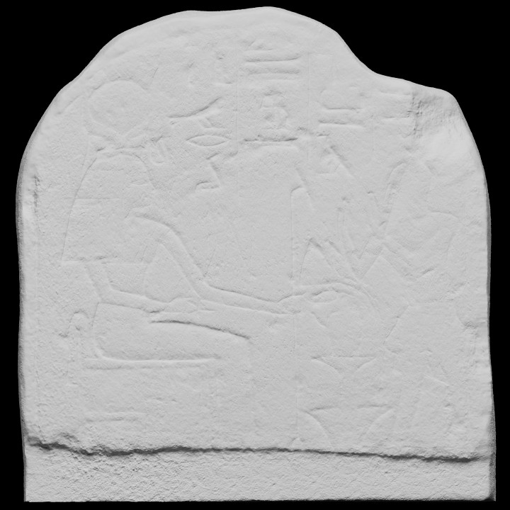 Limestone stele of Isis image