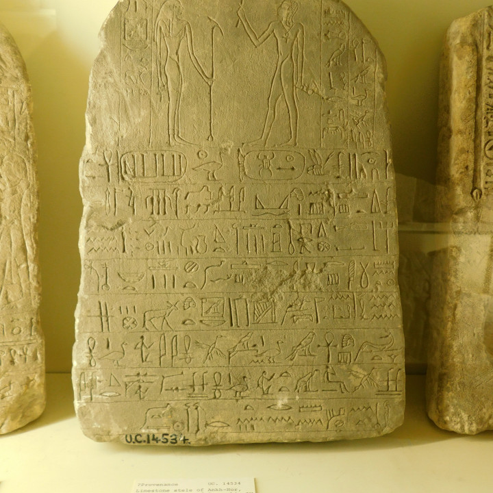 Limestone stele of Ankh-Hor image