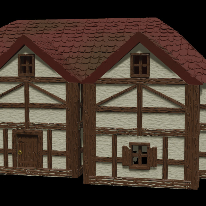 3D Printable Tudor Style Home by Unicron