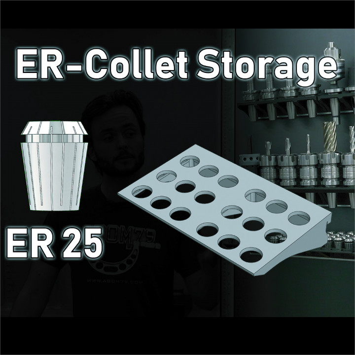 DIN-Rail Storage | ER25 Collets image