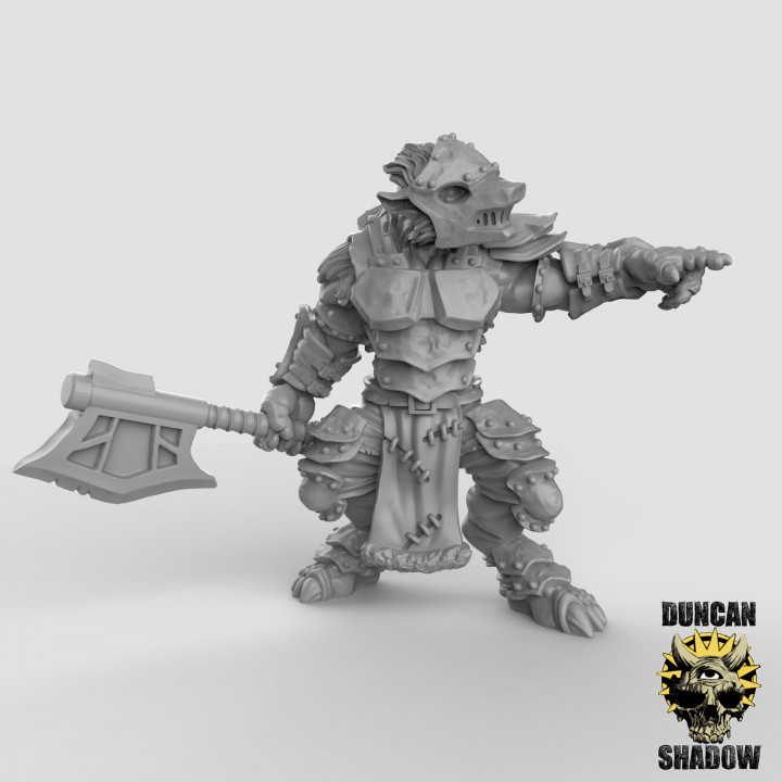 Armoured Wolfen (pre supported) image