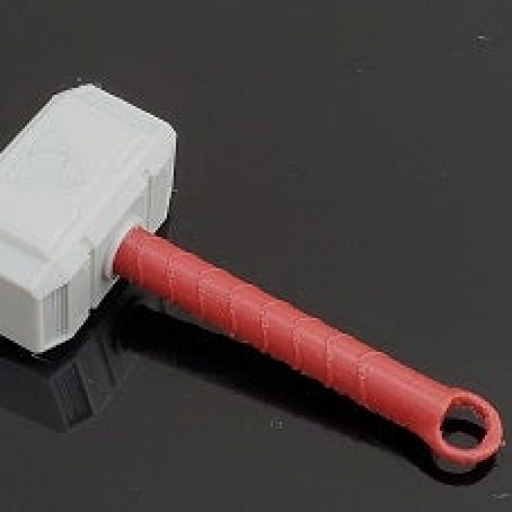Key Chain In Shape Of Thor's Hammer image