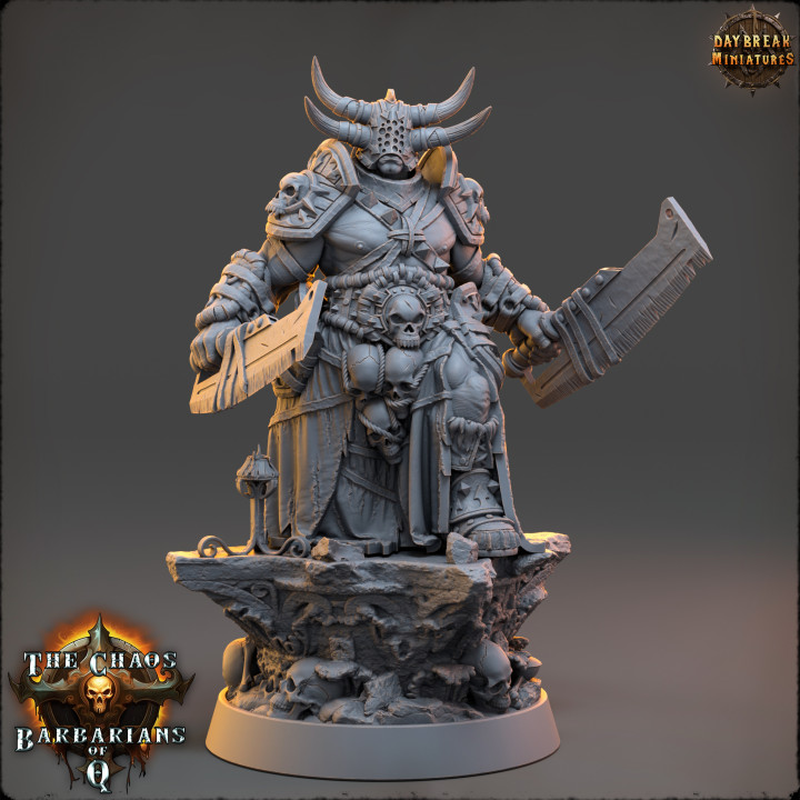 3D Printable The Chaos Barbarians of Q - COMPLETE PACK by Daybreak ...