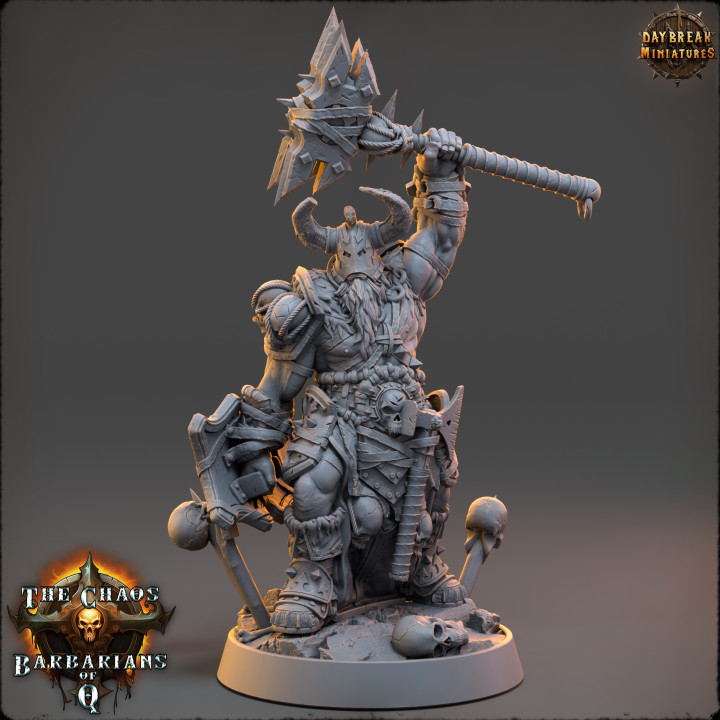 3D Printable The Chaos Barbarians of Q - COMPLETE PACK by Daybreak ...