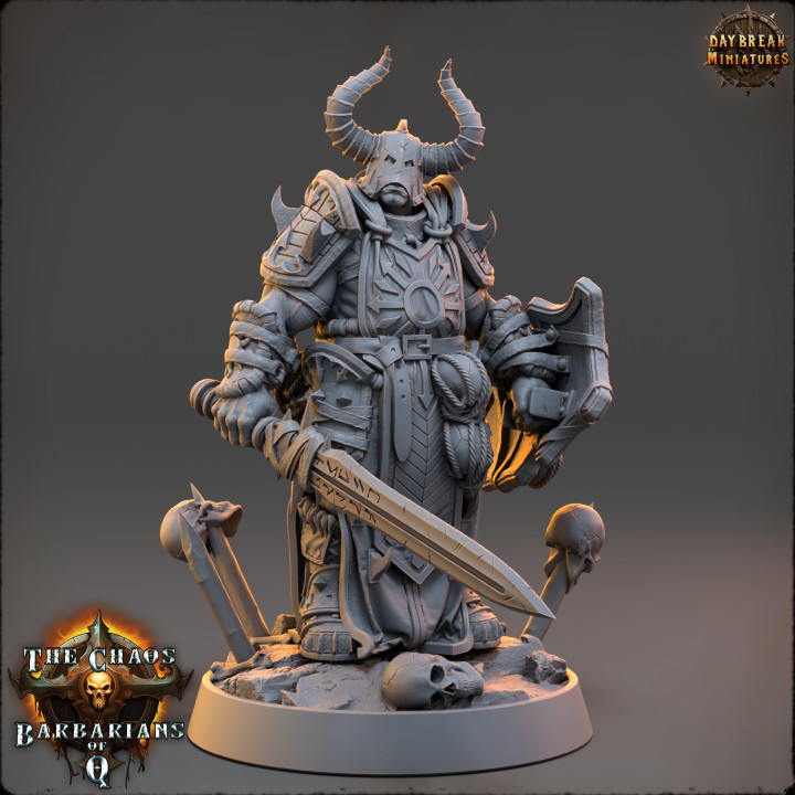 3D Printable The Chaos Barbarians of Q - COMPLETE PACK by Daybreak ...