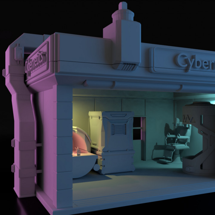 Cybernetic parts store - cyberpunk legacy image
