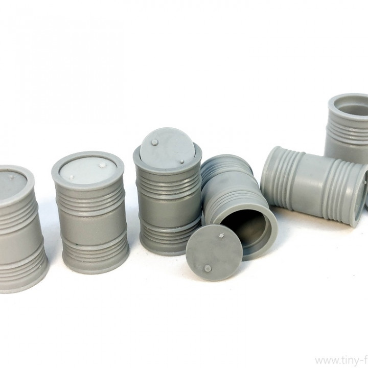3D Printable Metal barrels by Tiny Furniture