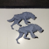 Direwolves Unit - Highlands Miniatures print image