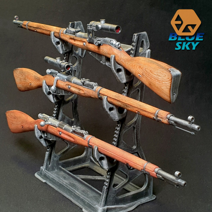 3.5x Scope for Mosin Nagant PU 1/4 Scale image