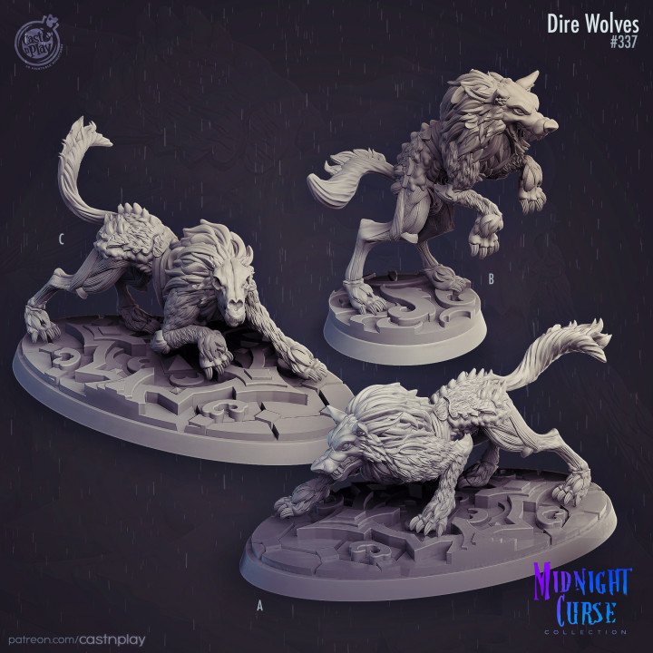 Midnight Wolves (Pre-Supported) image
