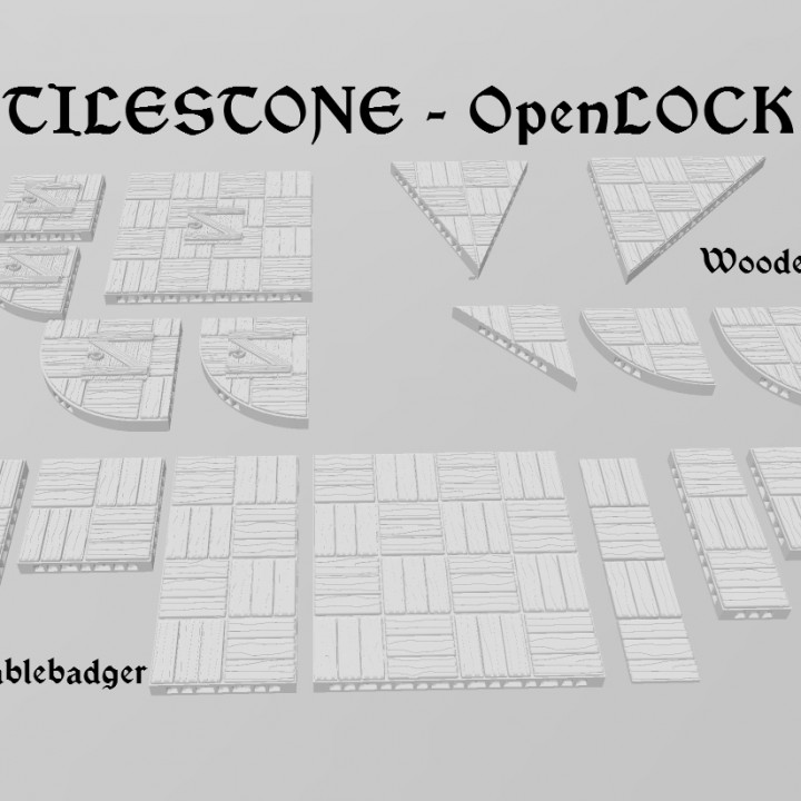 OPENLock - Tilestone Castle and Tower building set image