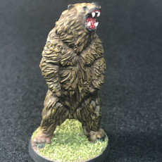 Picture of print of War Bear (pre-supported)